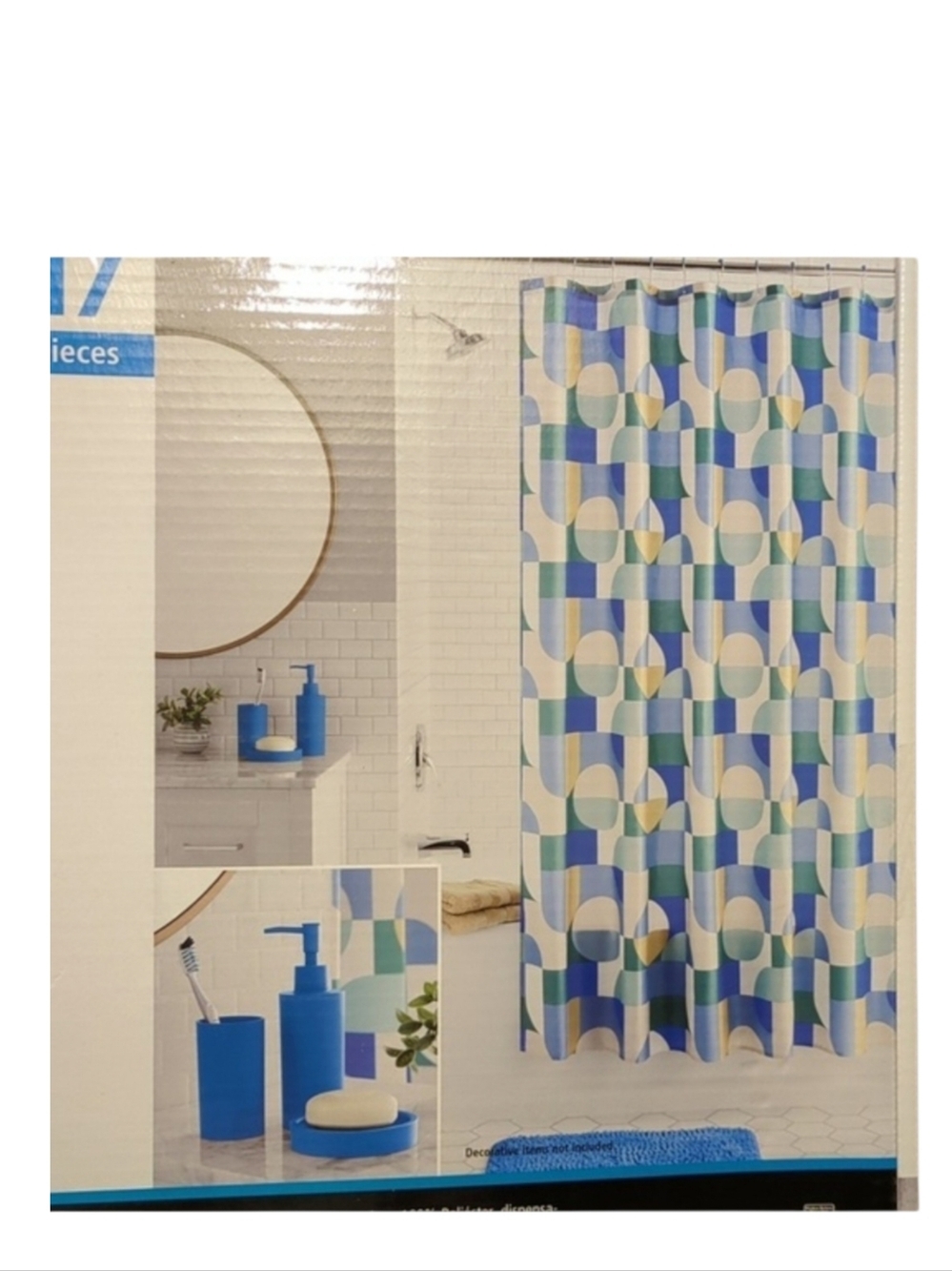 Bath Set, 17 Pieces by Mainstays
